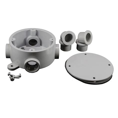 junction box round|exterior round junction box.